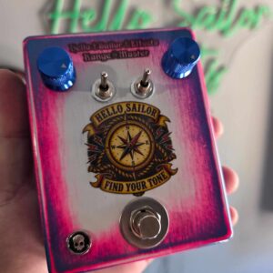 Hello Sailor Compass Rangemaster
Hand Wired Silicon & 1965 General Electric Germanium Treble Booster
