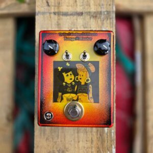 Flintstones Pin Up Rangemaster
Hand Wired Vintage NKT677 Germanium & Texas Instruments BC213C Silicon Treble Booster