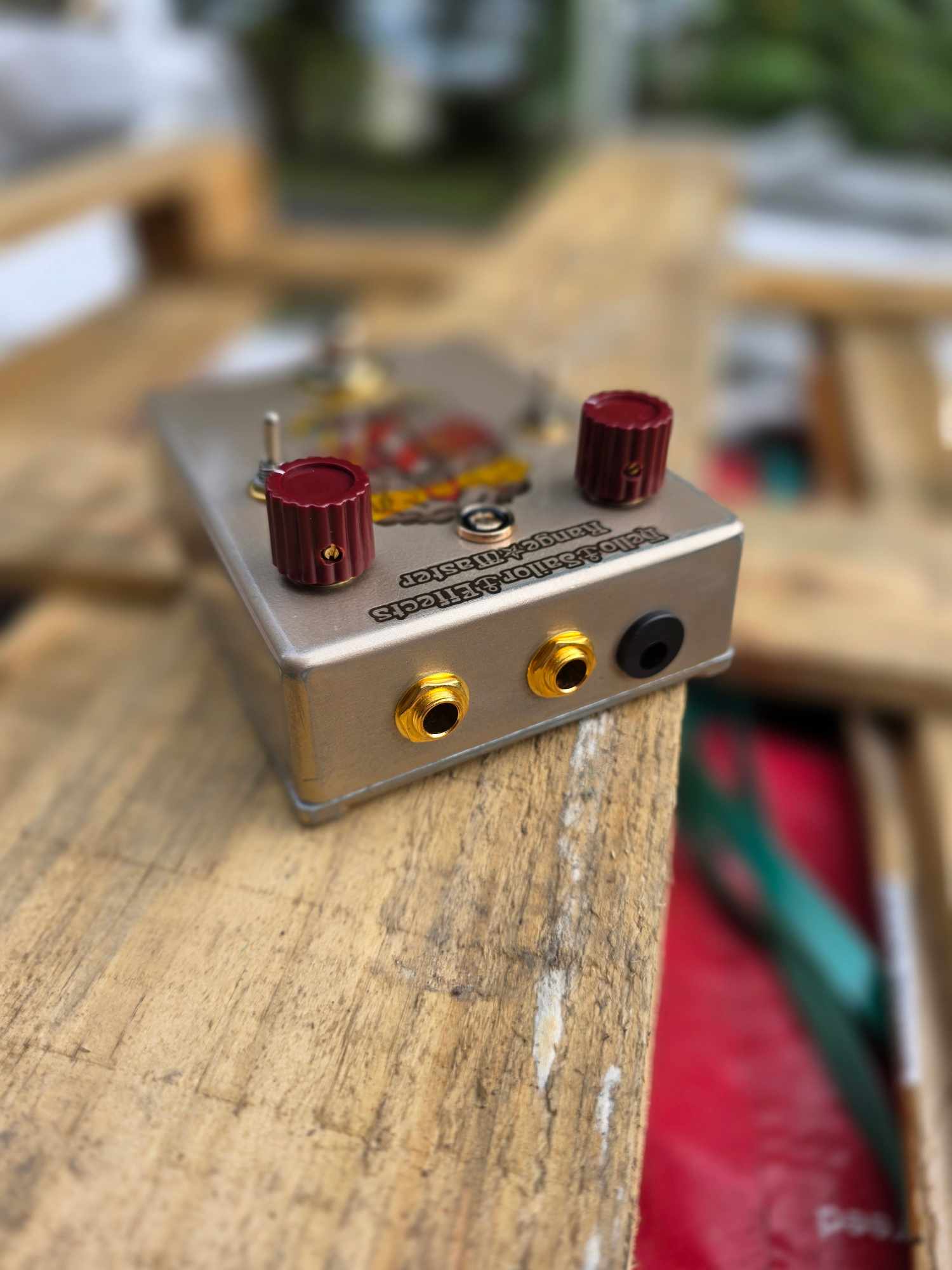 Hello Sailor Lighthouse Rangemaster
Hand Wired High Gain NKT162 Gold Pin Germanium & Texas Instruments BC213C Silicon Treble Booster - Image 5