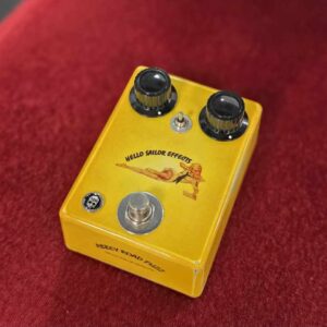 Abbey Road Fuzz | Hand Wired Germanium Fuzz | Aged Yellow Sailor Pin Up Edition
