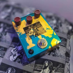 Kossoff Drive | Hand Wired Paul Kossoff Inspired Overdrive | Aged Atomic Teal and 24 Carat Gold Leaf