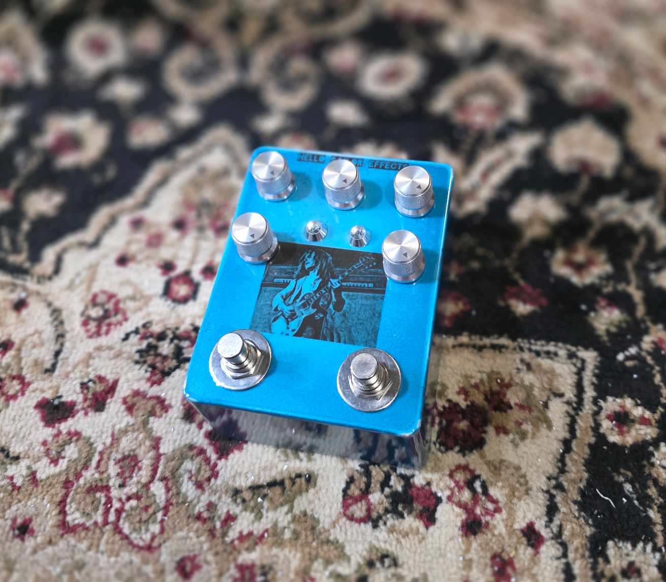 FreeRange | Hand Wired Rangemaster and KOSSOFF Drive | Atomic Teal Nitrocellulose - Image 2