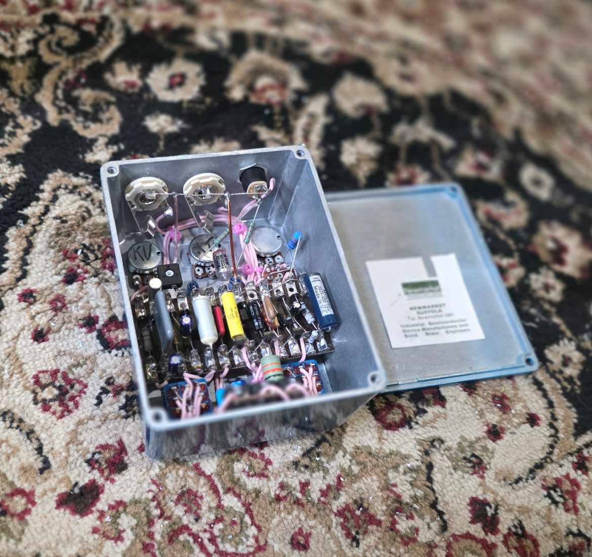 FreeRange | Hand Wired Rangemaster and KOSSOFF Drive | Atomic Teal Nitrocellulose - Image 3