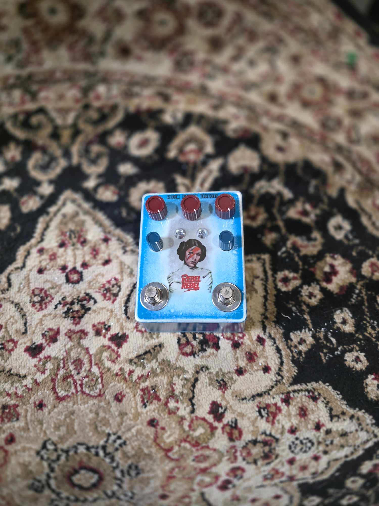 FreeRange | Hand Wired Rangemaster and KOSSOFF Drive | Blue Burst Nitrocellulose | RebelRebel - Image 8