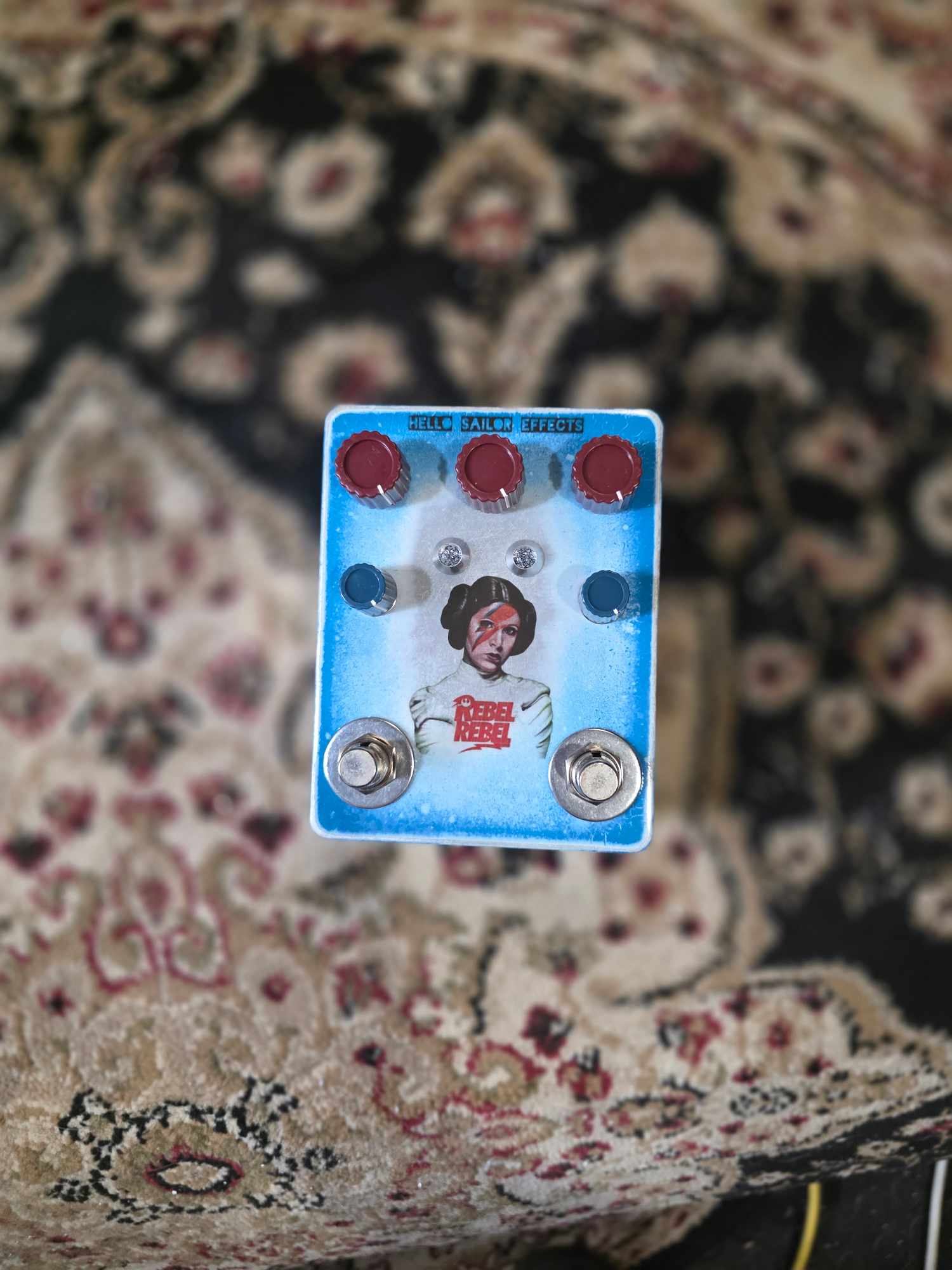 FreeRange | Hand Wired Rangemaster and KOSSOFF Drive | Blue Burst Nitrocellulose | RebelRebel