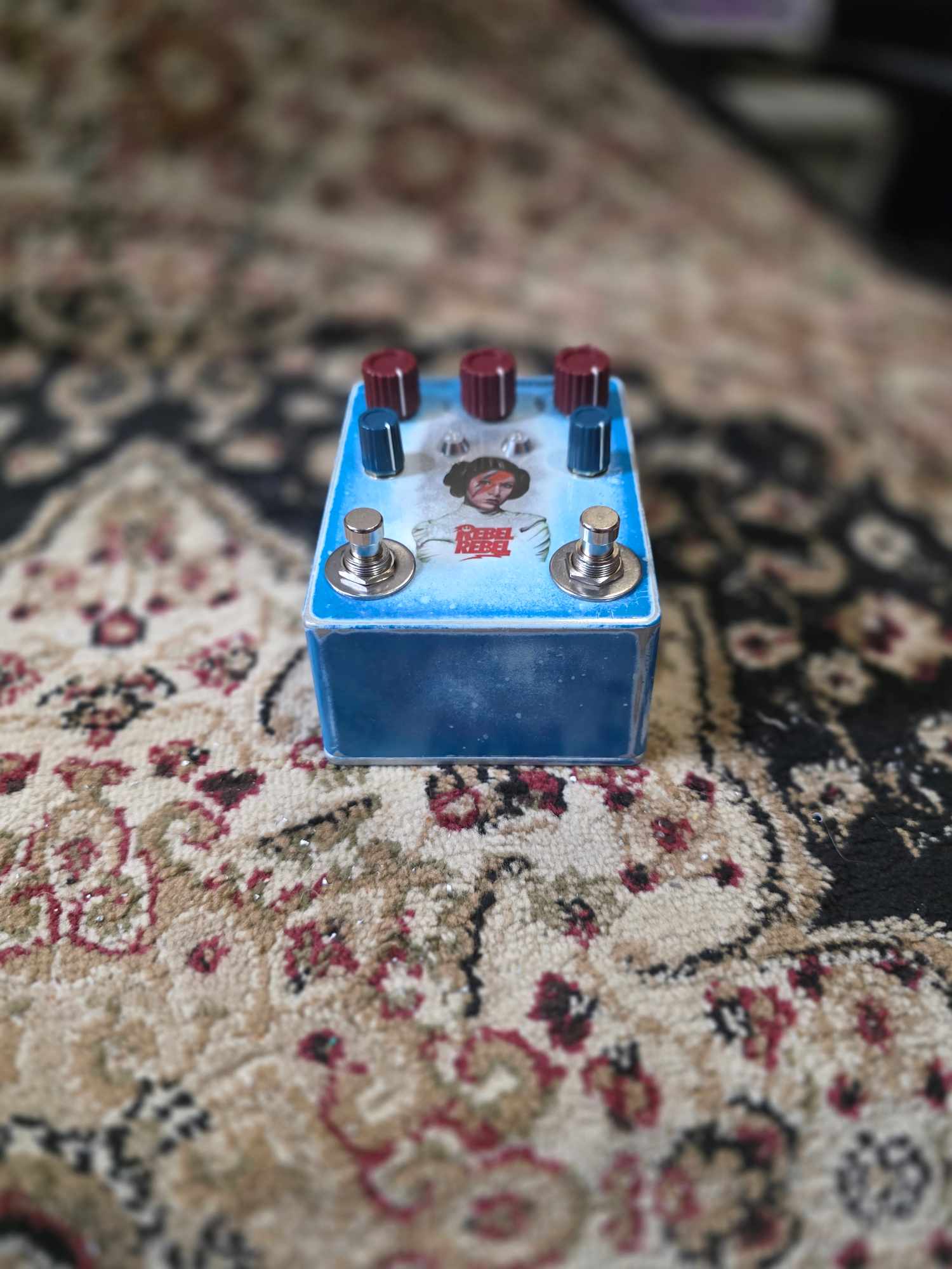 FreeRange | Hand Wired Rangemaster and KOSSOFF Drive | Blue Burst Nitrocellulose | RebelRebel - Image 11
