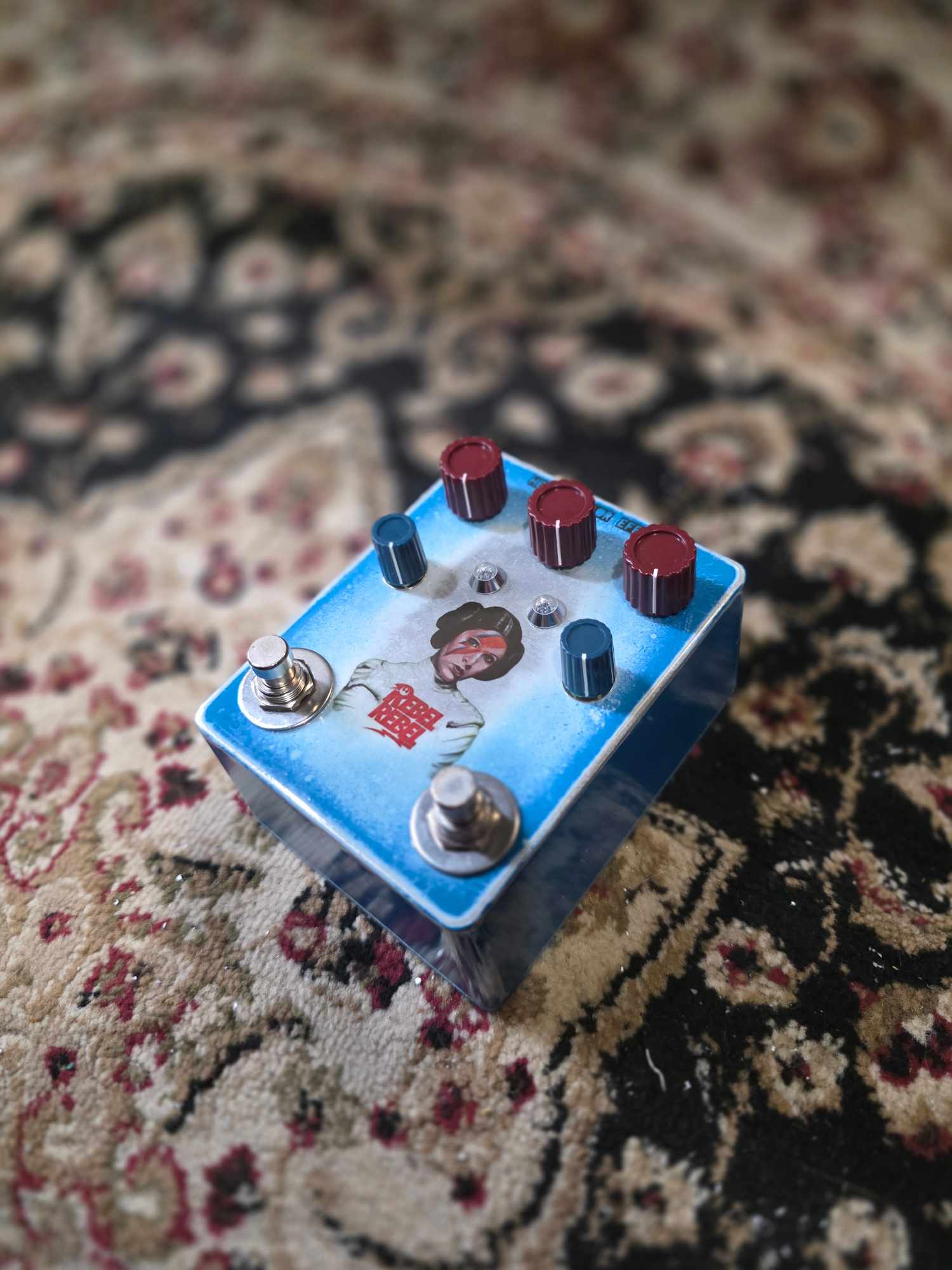 FreeRange | Hand Wired Rangemaster and KOSSOFF Drive | Blue Burst Nitrocellulose | RebelRebel - Image 2