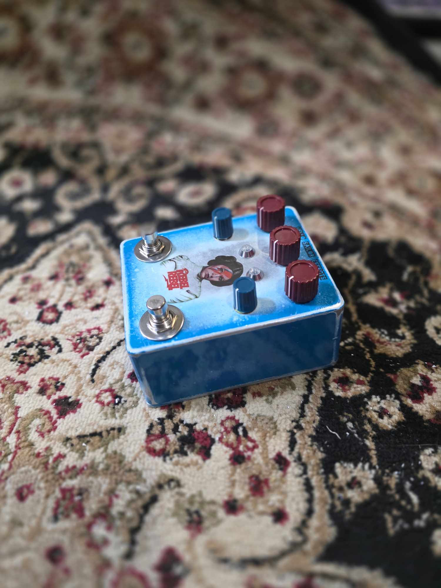 FreeRange | Hand Wired Rangemaster and KOSSOFF Drive | Blue Burst Nitrocellulose | RebelRebel - Image 10