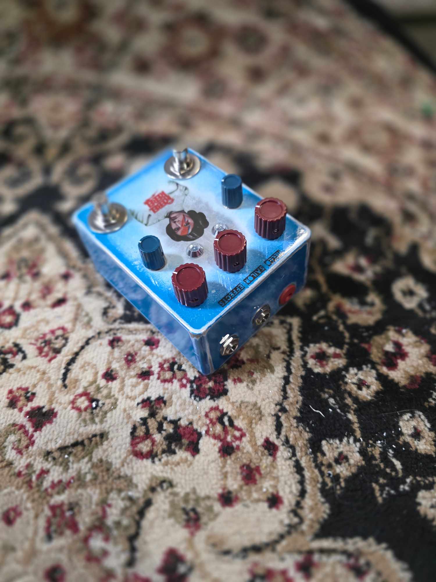 FreeRange | Hand Wired Rangemaster and KOSSOFF Drive | Blue Burst Nitrocellulose | RebelRebel - Image 9