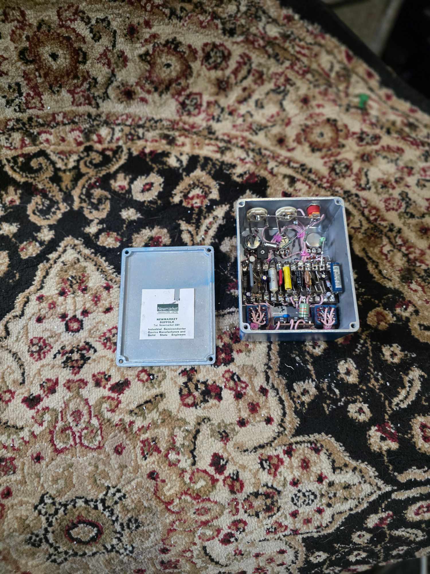 FreeRange | Hand Wired Rangemaster and KOSSOFF Drive | Blue Burst Nitrocellulose | RebelRebel - Image 3